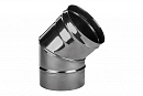 Отвод 135 градусов D 160 для дымохода из нержавеющей стали Прок с доставкой в NAME
